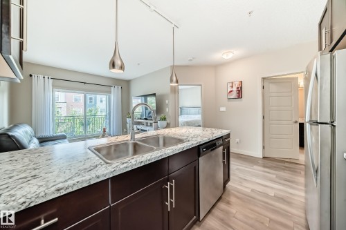 327 508 Griesbach Parade, Edmonton, AB - Indoor Photo Showing Kitchen With Double Sink With Upgraded Kitchen