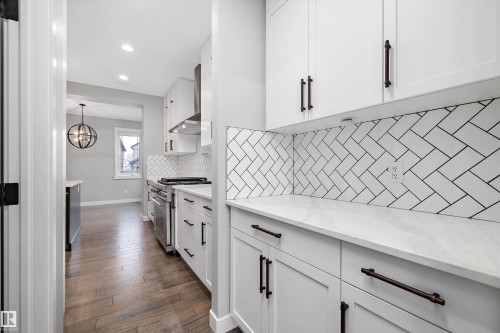 4229 Veterans Way, Edmonton, AB - Indoor Photo Showing Kitchen With Upgraded Kitchen