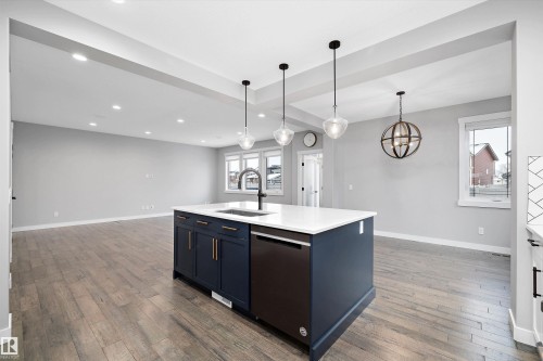 4229 Veterans Way, Edmonton, AB - Indoor Photo Showing Kitchen With Upgraded Kitchen