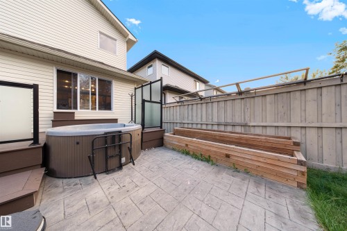 View of patio / terrace featuring a hot tub - 2708 Miles Place, Edmonton, AB - Outdoor With Deck Patio Veranda With Exterior