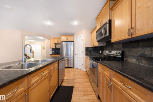 2708 Miles Place, Edmonton, AB - Indoor Photo Showing Kitchen With Double Sink