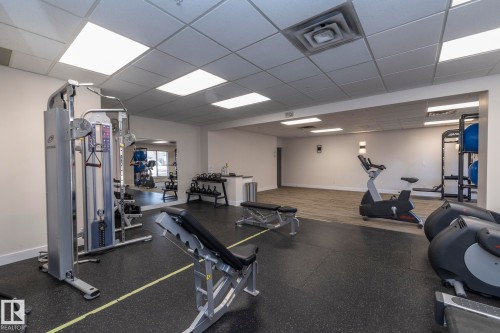 801 10909 103 Avenue, Edmonton, AB - Indoor Photo Showing Gym Room