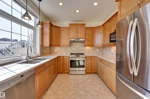 11729 71A Avenue, Edmonton, AB - Indoor Photo Showing Kitchen With Stainless Steel Kitchen With Double Sink