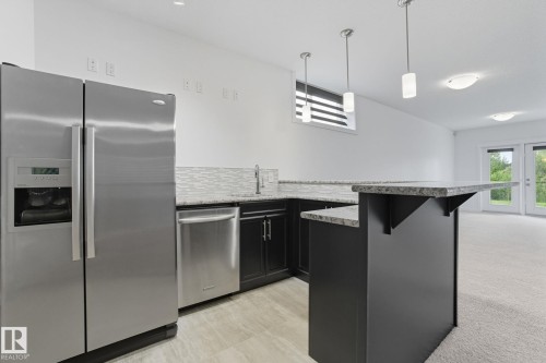 12948 202 Street, Edmonton, AB - Indoor Photo Showing Kitchen With Upgraded Kitchen