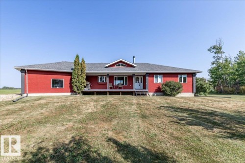 27318 Twp Road 482, Rural Leduc County, AB - Outdoor With Deck Patio Veranda With Facade