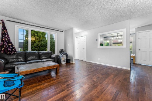 1027 61 Street, Edmonton, AB - Indoor Photo Showing Living Room
