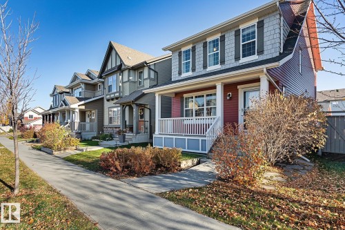1117 Chappelle Boulevard, Edmonton, AB - Outdoor With Deck Patio Veranda With Facade
