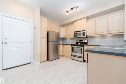 419 12408 15 Avenue, Edmonton, AB - Indoor Photo Showing Kitchen