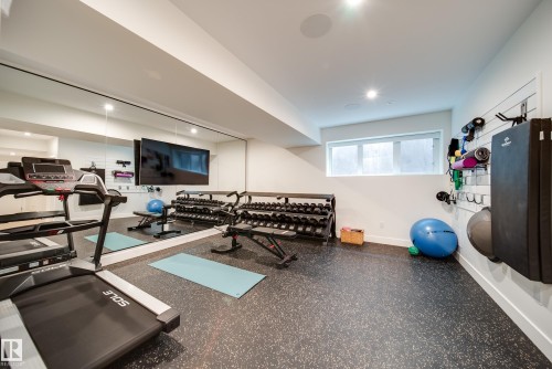 9651 96A Street, Edmonton, AB - Indoor Photo Showing Gym Room