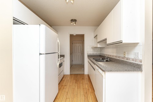 66 13320 124 Street Nw, Edmonton, AB - Indoor Photo Showing Kitchen With Double Sink