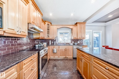 13608 160 Avenue, Edmonton, AB - Indoor Photo Showing Kitchen With Double Sink