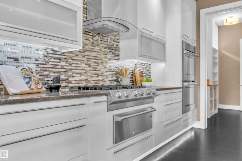 4727 Woolsey Common, Edmonton, AB - Indoor Photo Showing Kitchen With Upgraded Kitchen