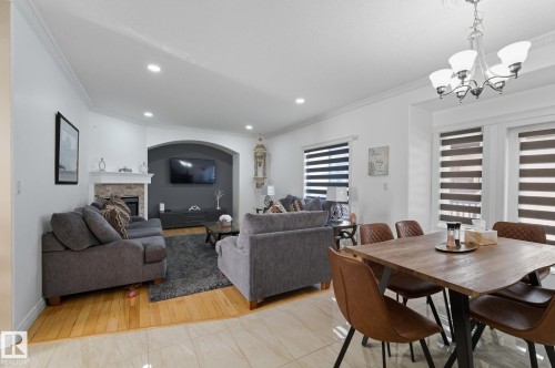 6026 164A Avenue, Edmonton, AB - Indoor With Fireplace