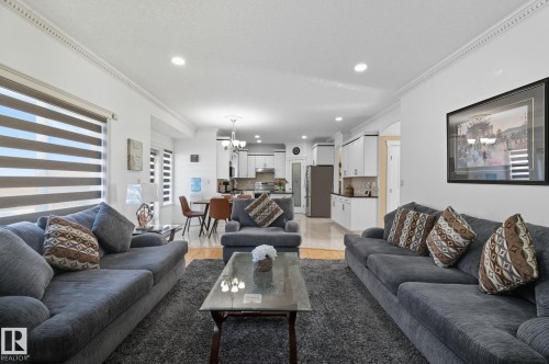 6026 164A Avenue, Edmonton, AB - Indoor Photo Showing Living Room