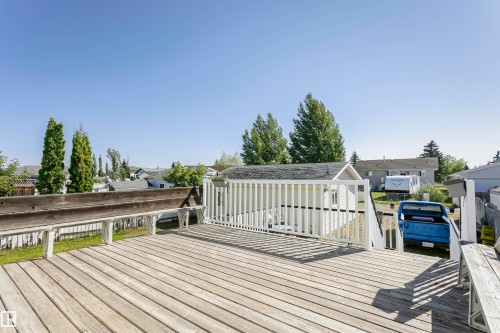 View of deck - 8 Lafond Drive, Tofield, AB - Outdoor With Deck Patio Veranda