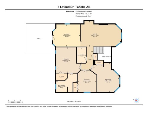 View of home floor plan - 8 Lafond Drive, Tofield, AB - Other