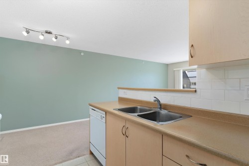 412 17011 67 Avenue, Edmonton, AB - Indoor Photo Showing Kitchen With Double Sink