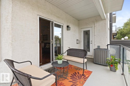 202 9905 81 Avenue, Edmonton, AB - Outdoor With Deck Patio Veranda With Exterior
