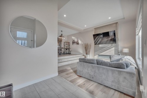 804 Berg Loop, Leduc, AB - Indoor With Fireplace