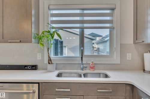 804 Berg Loop, Leduc, AB - Indoor Photo Showing Kitchen With Double Sink