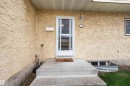 View of exterior entry featuring stucco siding - 285 Harrison Drive, Edmonton, AB  - Outdoor 