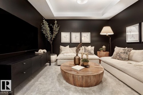 111 Stiles Bend, Leduc, AB - Indoor Photo Showing Living Room