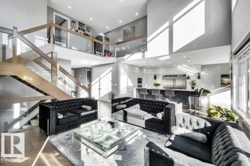 4405 Triomphe Gate, Beaumont, AB - Indoor Photo Showing Living Room