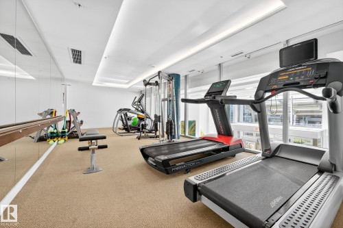 306 2606 109 Street, Edmonton, AB - Indoor Photo Showing Gym Room