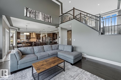 1806 Adamson Point(E), Edmonton, AB - Indoor Photo Showing Living Room