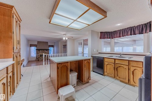 1602 106 Street, Edmonton, AB - Indoor Photo Showing Kitchen With Double Sink