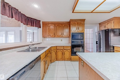 1602 106 Street, Edmonton, AB - Indoor Photo Showing Kitchen With Double Sink