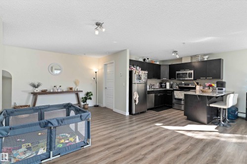 110 14808 125 Street, Edmonton, AB - Indoor Photo Showing Kitchen With Upgraded Kitchen
