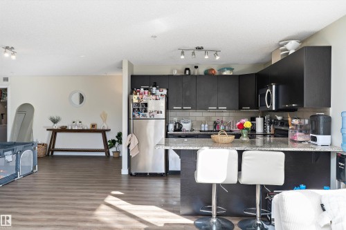 110 14808 125 Street, Edmonton, AB - Indoor Photo Showing Kitchen With Upgraded Kitchen