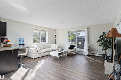 110 14808 125 Street, Edmonton, AB - Indoor Photo Showing Living Room