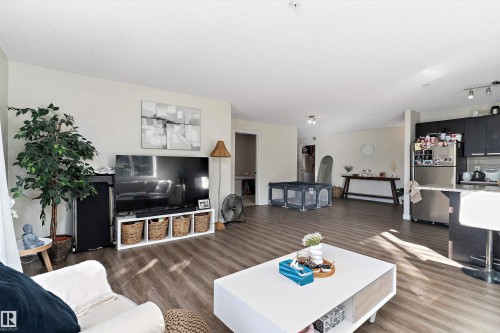 110 14808 125 Street, Edmonton, AB - Indoor Photo Showing Living Room