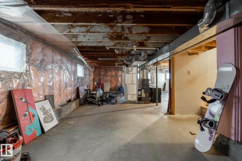 11415 85 Street, Edmonton, AB - Indoor Photo Showing Basement