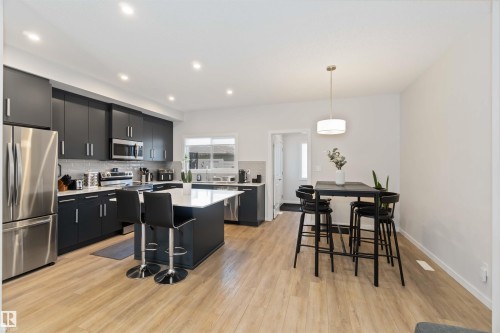310 Balsam Link, Leduc, AB - Indoor Photo Showing Kitchen With Upgraded Kitchen