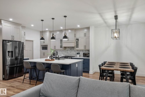 5094 Edgemont Boulevard, Edmonton, AB - Indoor Photo Showing Kitchen With Stainless Steel Kitchen With Upgraded Kitchen