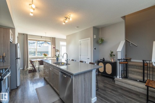 5191 Chappelle Road, Edmonton, AB - Indoor Photo Showing Kitchen With Double Sink With Upgraded Kitchen