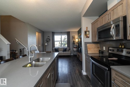 5191 Chappelle Road, Edmonton, AB - Indoor Photo Showing Kitchen With Double Sink