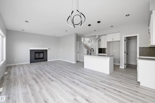 36 Maple Crescent, Gibbons, AB - Indoor With Fireplace