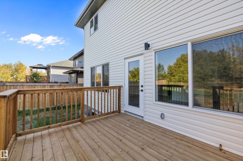 36 Maple Crescent, Gibbons, AB - Outdoor With Deck Patio Veranda With Exterior