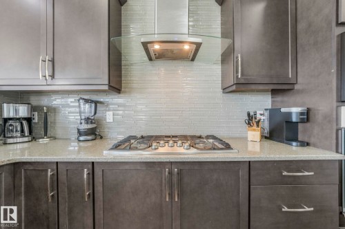 1298 Secord Landing Landing, Edmonton, AB - Indoor Photo Showing Kitchen With Upgraded Kitchen