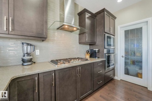 1298 Secord Landing Landing, Edmonton, AB - Indoor Photo Showing Kitchen With Upgraded Kitchen