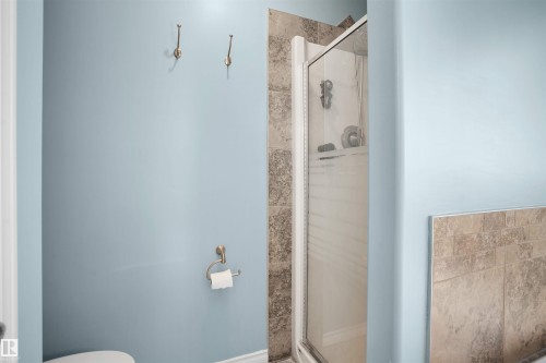 Bathroom with a stall shower - 20705 56A Avenue, Edmonton, AB - Indoor Photo Showing Bathroom