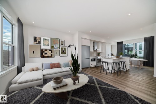 66 5 Rondeau Drive, St. Albert, AB - Indoor Photo Showing Living Room