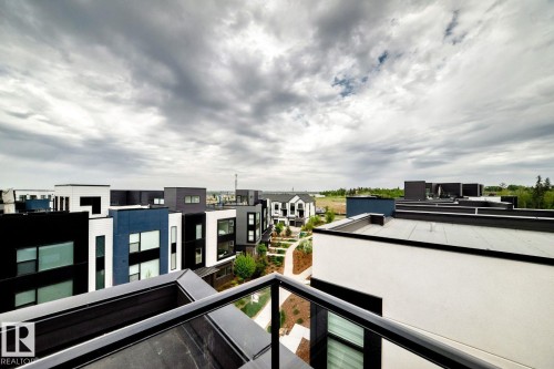Modern residential development featuring a multi-tone facade - 68 5 Rondeau Drive, St. Albert, AB - Outdoor