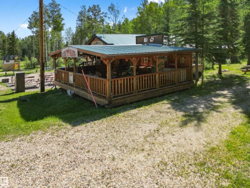4836 A 53 Ave & 4836 B 53 Avenue, Cynthia, AB - Outdoor With Deck Patio Veranda With Backyard