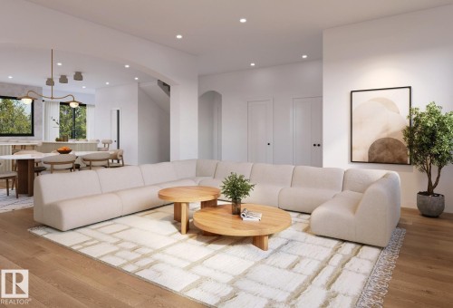 10514 134 Street, Edmonton, AB - Indoor Photo Showing Living Room