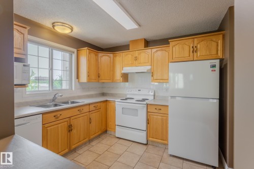 305 13450 114 Avenue, Edmonton, AB - Indoor Photo Showing Kitchen With Double Sink